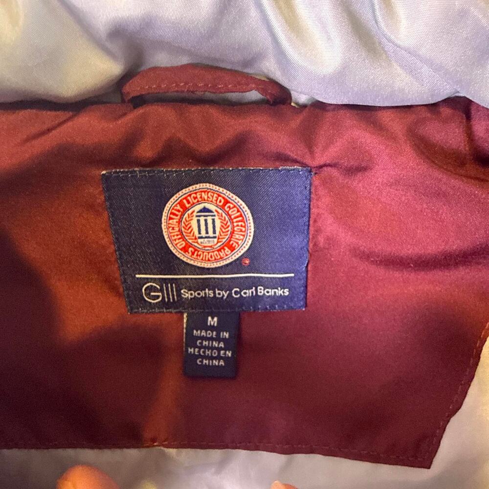 G3 University of Montana Grizzlies Puffer Vest Maroon Gray Full Zip NCAA - Picture 3 of 8